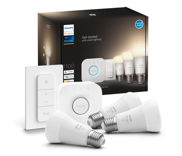 Philips Hue White Zestaw startowy 3xE27 1100lm 8719514289130 - 702339 - zdjęcie